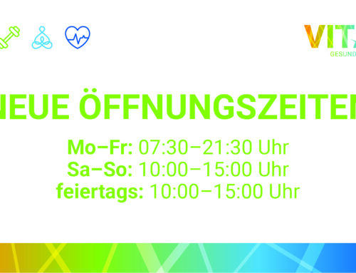 Neue Öffnungszeiten ab 04.04.2026